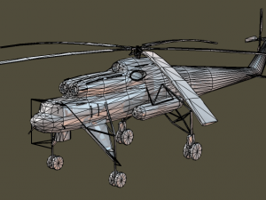 mil mi-10 3D 模型