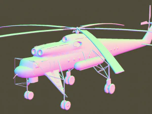 mil mi-10 3D Model