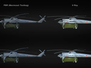 mil mi-10 3D Model