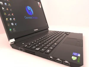 portatil toshiba 3D Model
