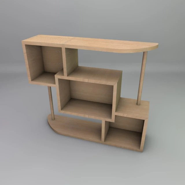 shelf 3D Model .c4d .max .obj .3ds .fbx .stl .blend