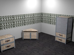 contemporary office furniture Modelo 3D