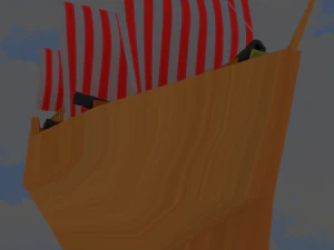 3d sail boat 3D Model