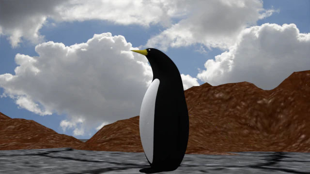 3d rigged penguin model 3D Model .c4d .max .obj .3ds .fbx .stl .blend 