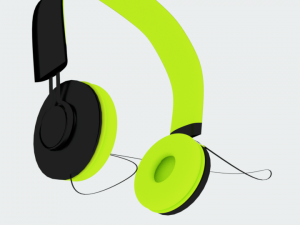 3d headphone model 3Dモデル