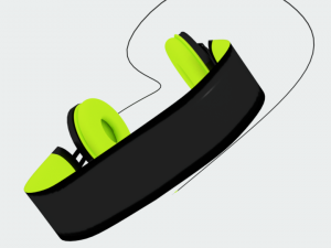 3d headphone model 3Dモデル