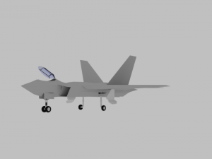 jet base mesh Modelo 3D