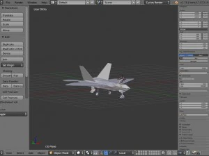 Реактивная базовая сетка 3D Модель