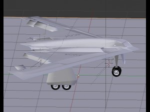 b2-bomber 3Dモデル