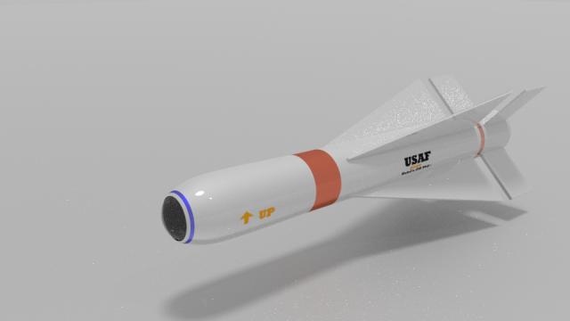 agm-65 missile 3Dモデル .c4d .max .obj .3ds .fbx .stl .blend 