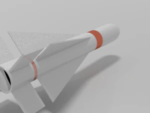 agm-65 missile 3D Model