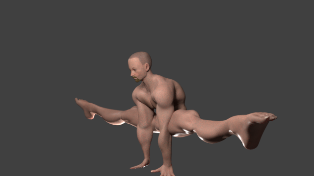 rigged bearded male base mesh Modelo 3D .c4d .max .obj .3ds .fbx .stl .blend
