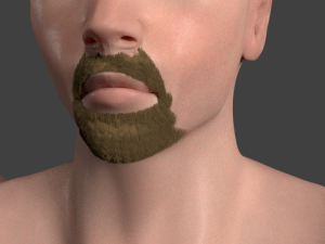 rigged bearded male base mesh Modelo 3D