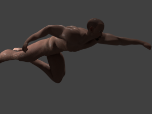 rigged bearded male base mesh Modelo 3D