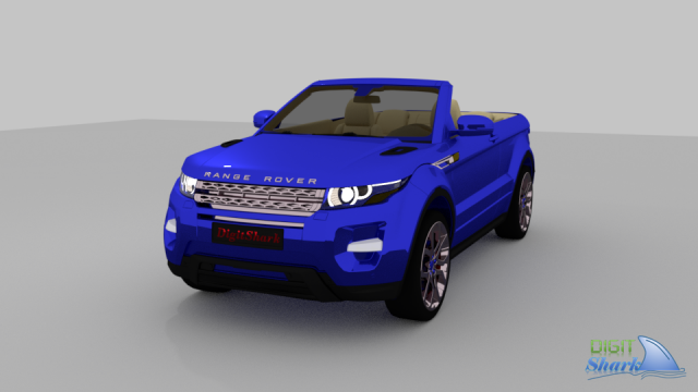range rover evoque convertible Modello 3D .c4d .max .obj .3ds .fbx .stl .blend 