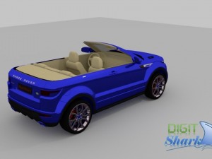 range rover evoque convertible Modello 3D