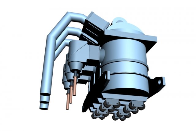 power transformer 275000-220-64 Modèle 3D .c4d .max .obj .3ds .fbx .stl .blend 