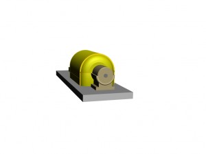 turbogenerator t-2-6-2 Model 3D