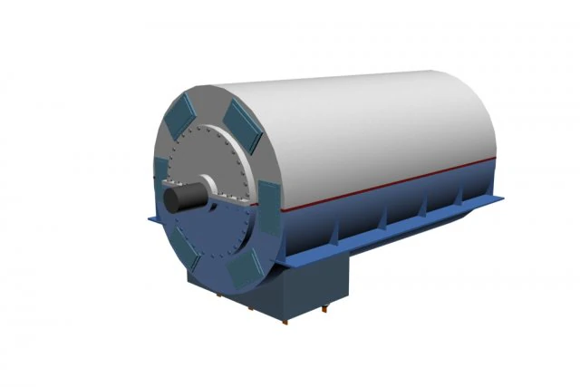 turbogenerator tbb220 3D Model .c4d .max .obj .3ds .fbx .stl .blend 