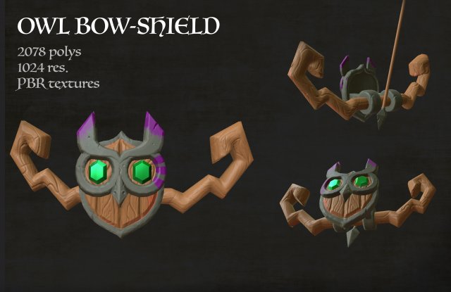 owlbowshield Modello 3D .c4d .max .obj .3ds .fbx .stl .blend 
