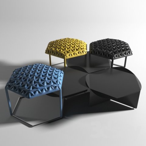 bb italia center table 3D 模型 .c4d .max .obj .3ds .fbx .stl .blend 