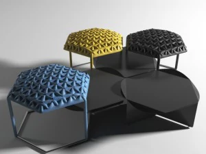 mesa de centro bb italia Modelo 3D