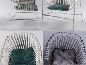 rusty table 3D Model