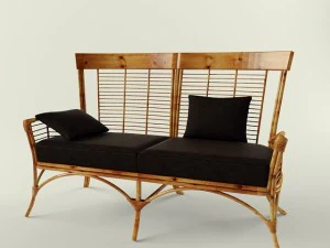 sof&aacute; Modelo 3D