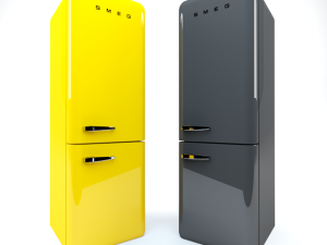 smeg refrigeratr 3D Model