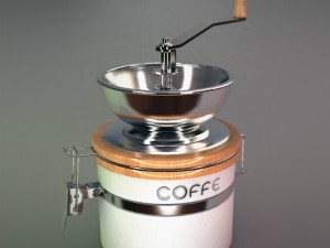 coffe grinder 3D मॉडल