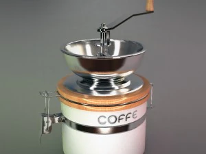 molinillo de cafe Modelo 3D
