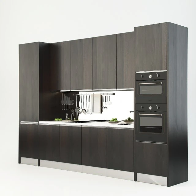 modern kitchen 3D Model .c4d .max .obj .3ds .fbx .stl .blend