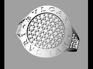 bvlgari-bulgari ring 3D Print Model