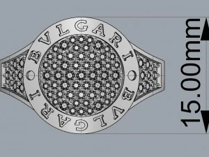 bvlgari-bulgari ring 3D Print Model