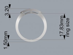 bvlgari-bulgari ring Modelo de Impressão 3D
