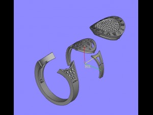 bvlgari-bulgari ring Modelo de Impressão 3D