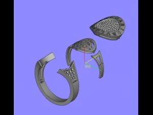 bvlgari-bulgari ring 3D Print Model