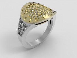 bvlgari-bulgari ring Model do druku 3D