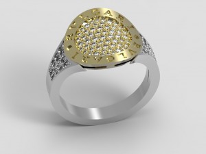 bvlgari-bulgari ring Modelo de Impressão 3D