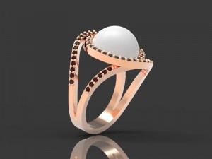 ring pearl 3D Print Model