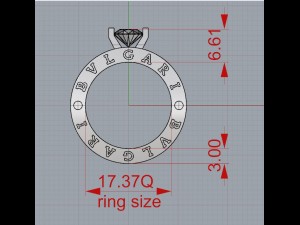 bvlgari bulgari ring 3D 打印模型