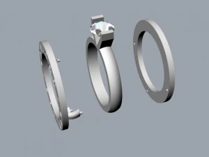 bvlgari bulgari ring 3D Print Model