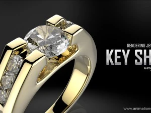 Rendering jewellery in 3ds max and keyshot 3D Tutorials