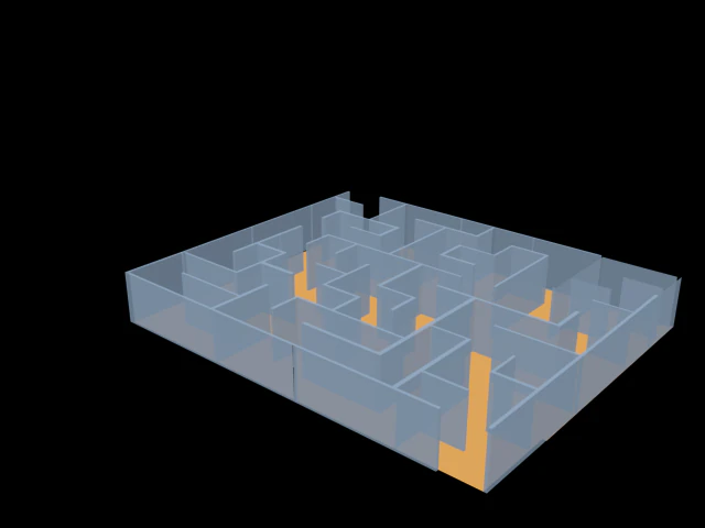labyrinthe - facile Modèle 3D .c4d .max .obj .3ds .fbx .stl .blend 