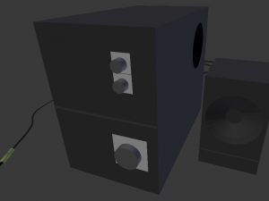 subwoofer Modèle 3D