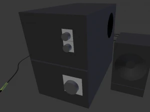 subwoofer Modello 3D