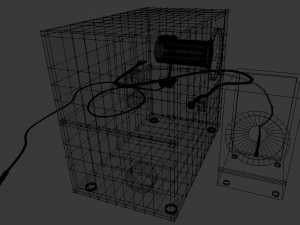 subwoofer Modello 3D