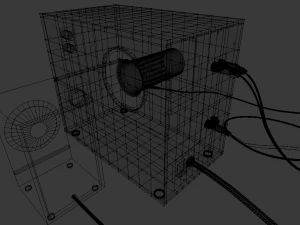 subwoofer Modello 3D
