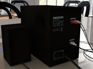 subwoofer Modèle 3D