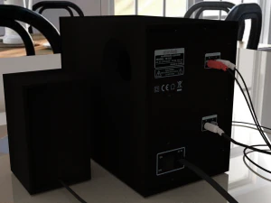 subwoofer Modello 3D